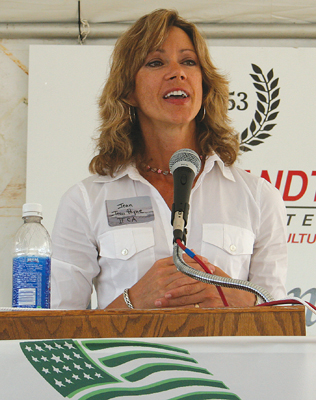 Illinois Fertilizer & Chemical Association’s Jean Payne.</p