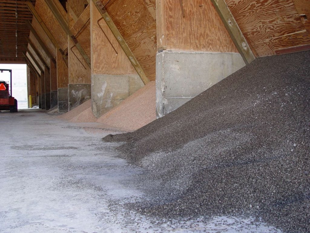 Fertilizer pile