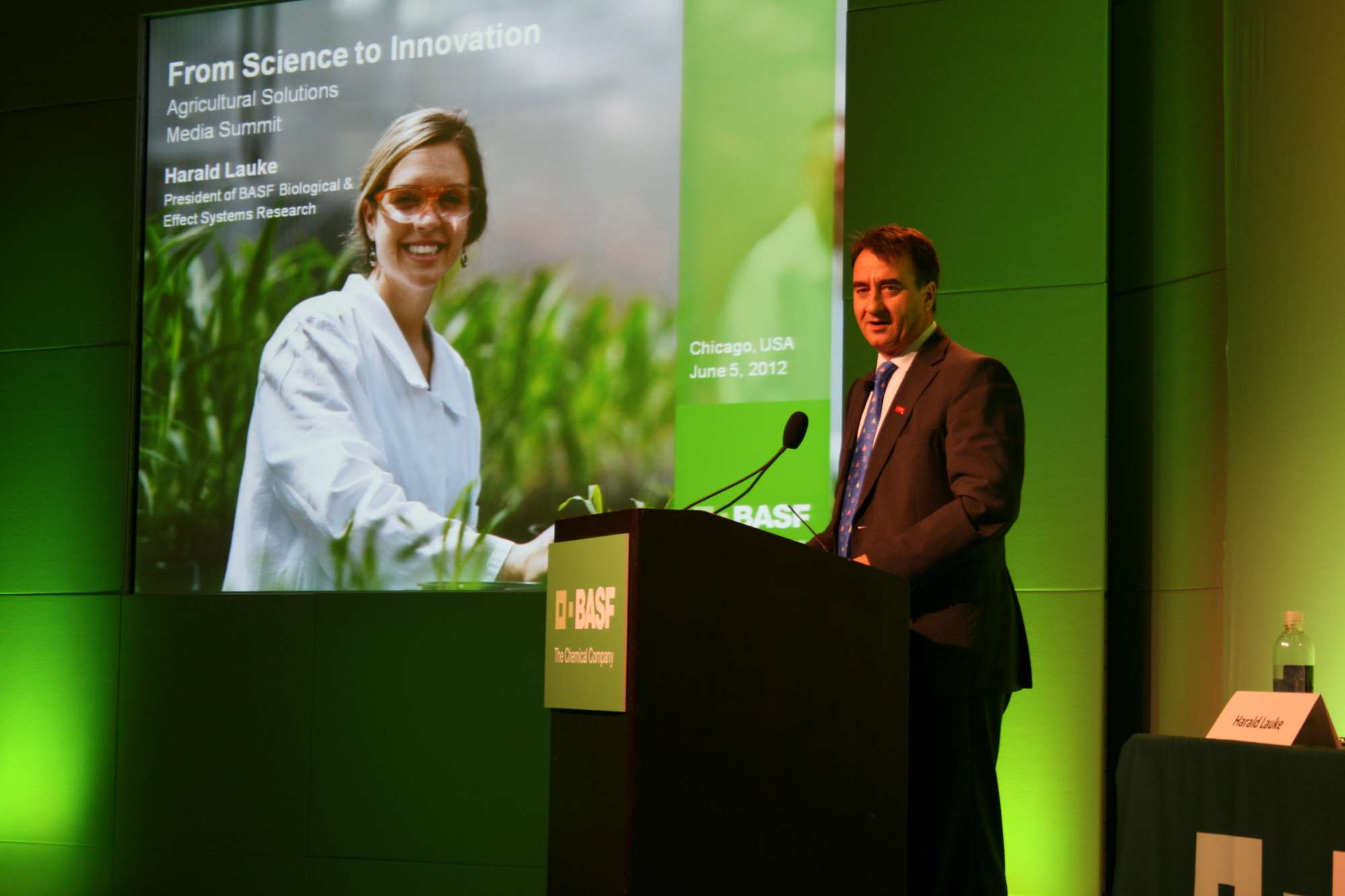 2012 BASF Media Summit: Innovation As The Path To Sustainability
