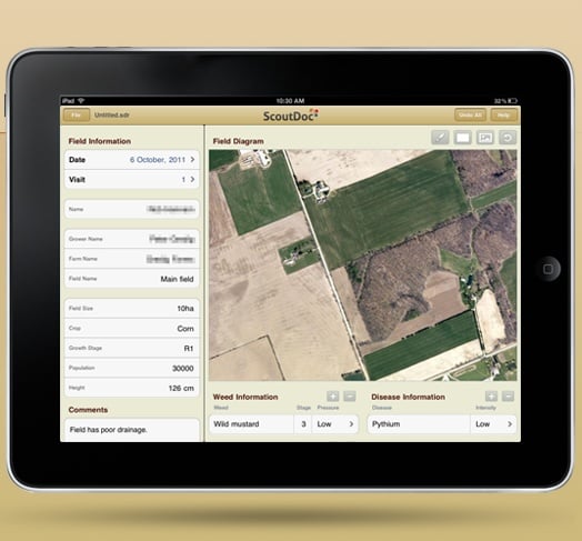 ScoutDoc Field Scouting App Adds GPS Mapping