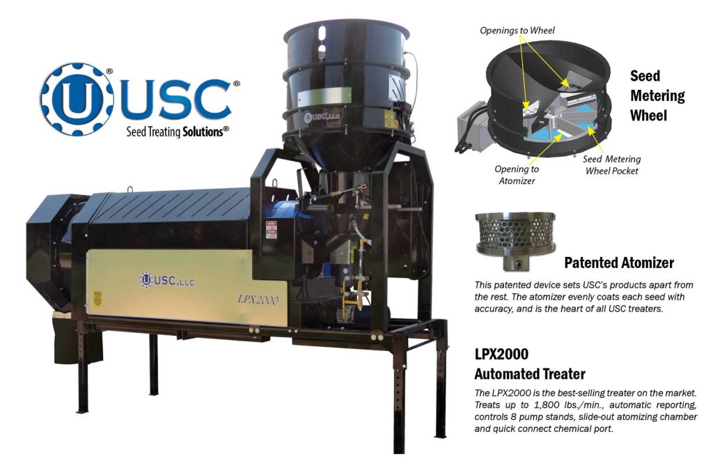 Gumz Seed Service chose USC’s Automated LPX2000 treater to grow alongside their new business. This calibratable machine offers the most customized options for any retailer.