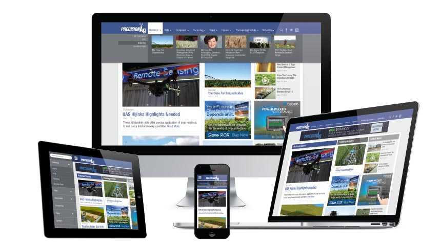 PrecisionAg.com Relaunches With Responsive Design For Mobile