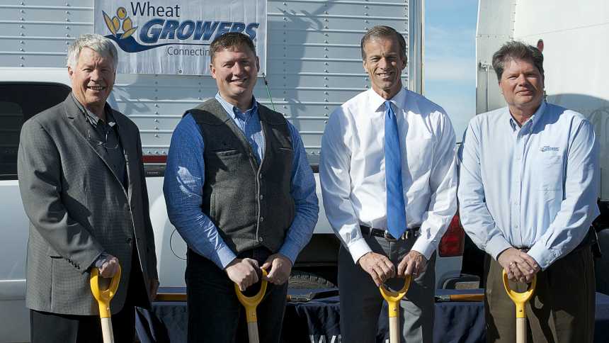 Wheat Growers Break Ground For New Facility At Kennebec