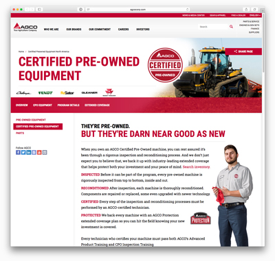 New AGCO Website