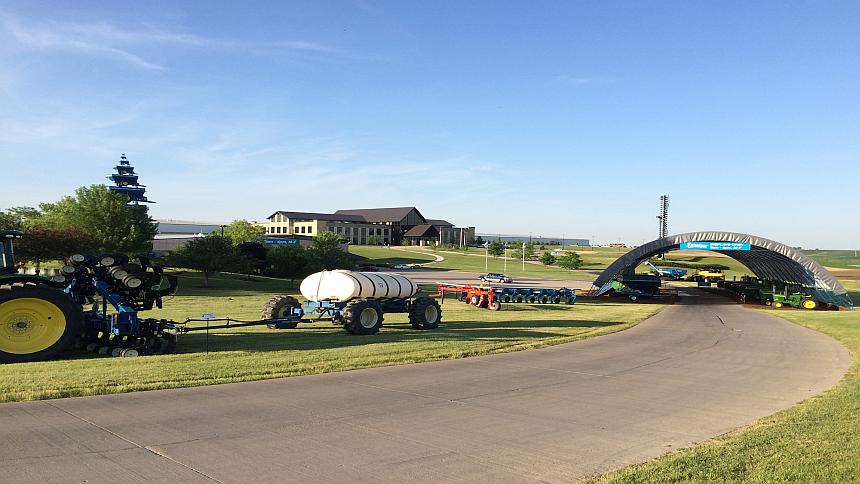 Kinze Anniversary Hoop Building and Campus