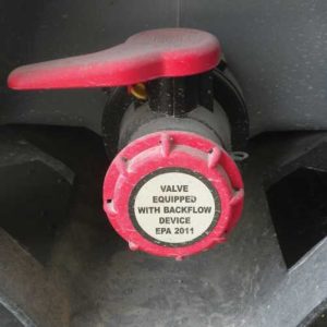 Portable Refillable Container, One-Way Valve