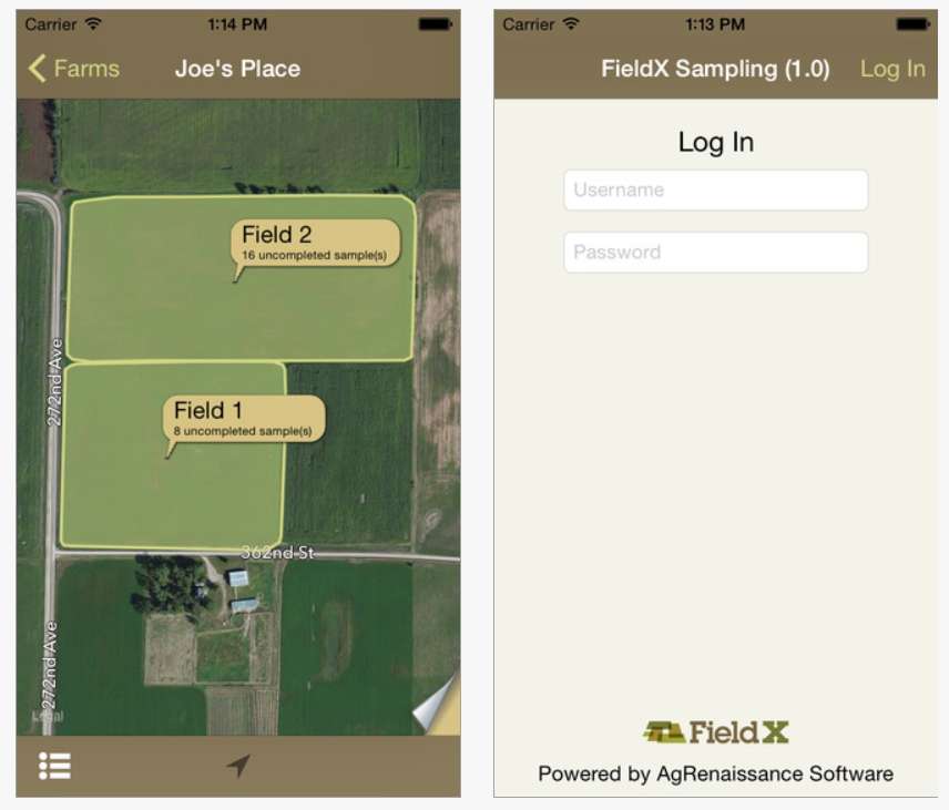 FieldX Sampling App