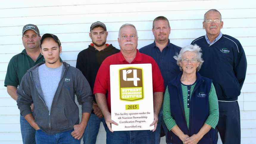 5 Legacy Farmers Cooperative Facilities Now 4R Nutrient Stewardship Certified