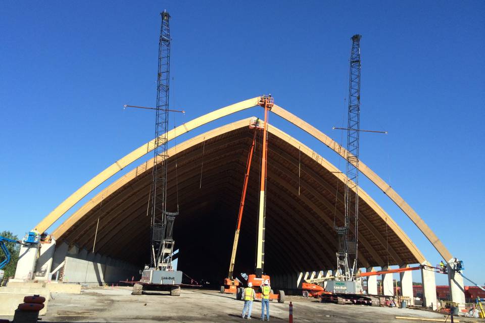 PCS-Hammond Meets Fertilizer Storage Needs with New Dome Facility