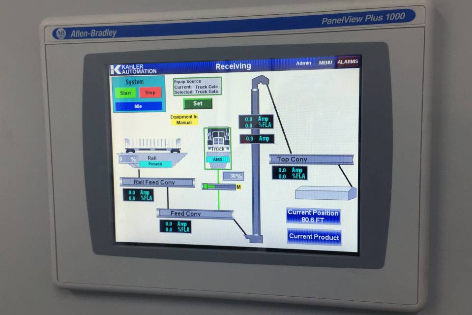 Touchscreen-interface-for-dry-fertilizer-receiving-controls.