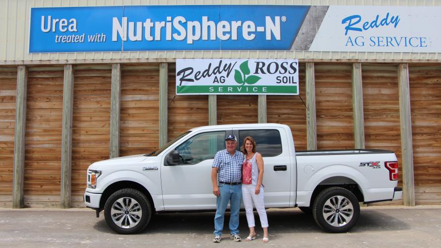 Marland-Bode-and-his-wife-LeeAnn-Truck