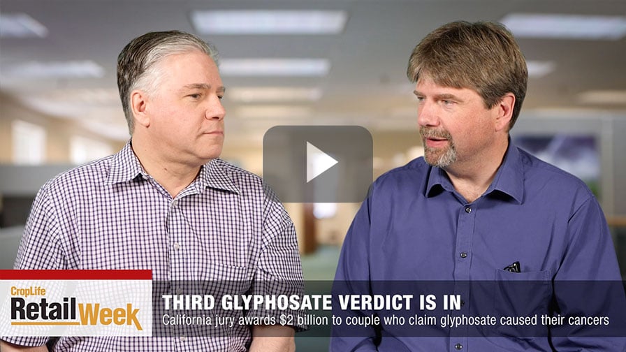CropLife Retail Week: Another Glyphosate Verdict, National Crop Plantings Update, New Tariff Reactions, and Indigo Ag