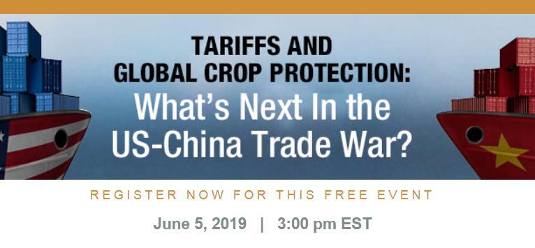 Tariffs and Global Crop Protection: What’s Next in the U.S.-China Trade War? [Webinar]