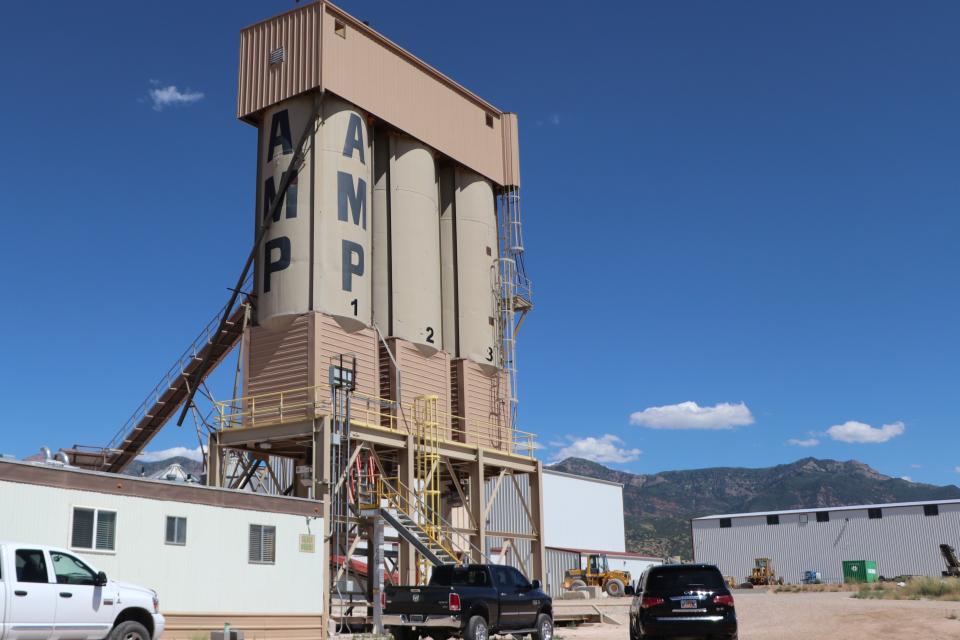Azomite tower