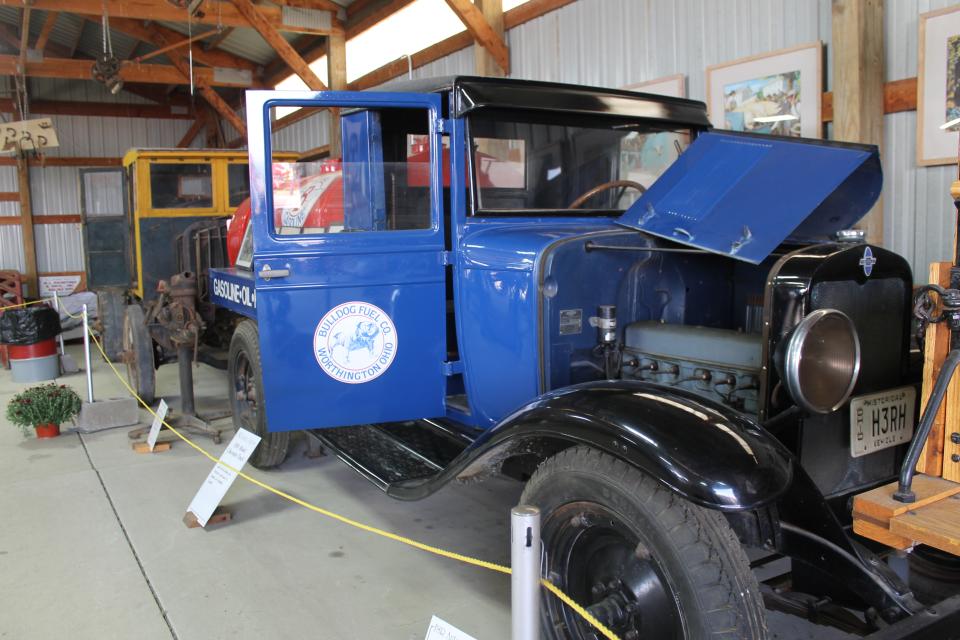 This delivery truck was the property of the Bulldog Fuel Co., located in Worthington, OH.