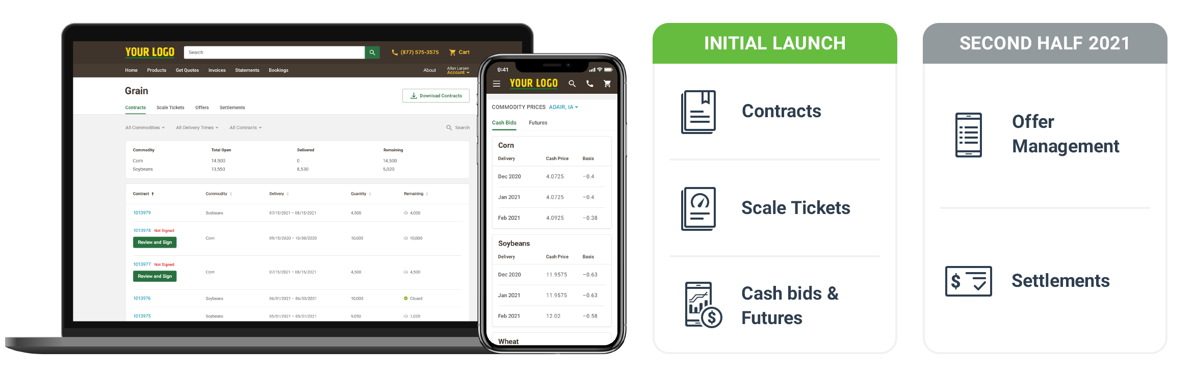 AgVend Launches Grain Portal; Energy and Feed are Next Up