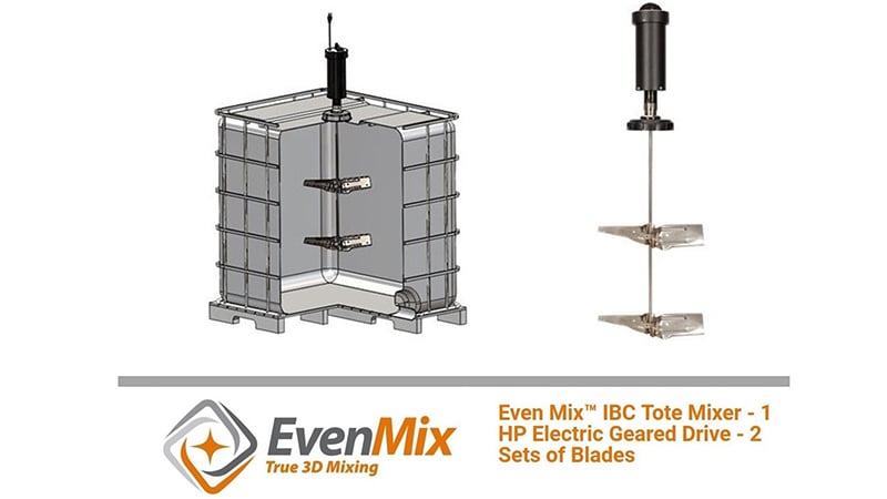 IBC Tote Electric-Geared Mixer