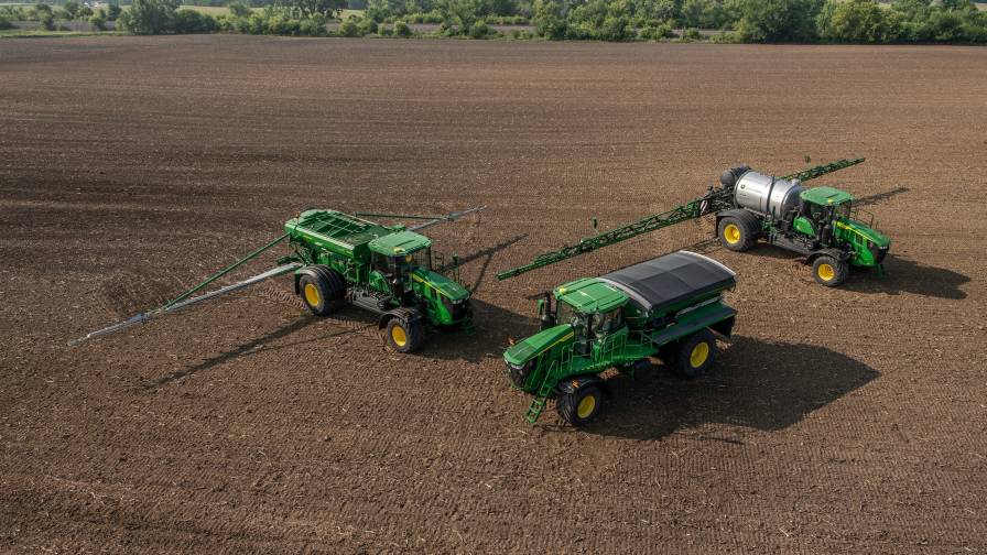 John Deere Introduces New 800R Floater with Air Boom, Updated Dry Spinner-Spreader and Liquid Systems