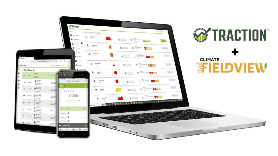 Traction Announces Connectivity with Climate FieldView Platform to Provide Complete Analysis of Field Profitability