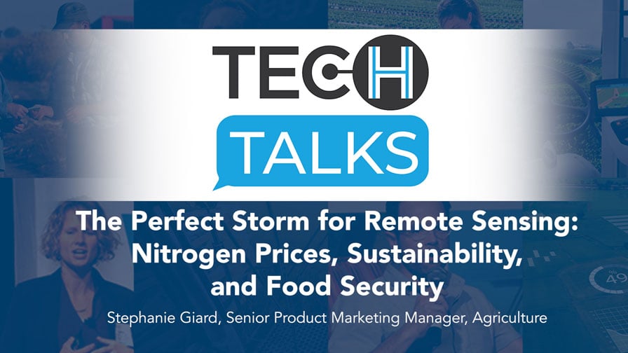 The Perfect Storm for Remote Sensing: Nitrogen Prices, Sustainability, and Food Security