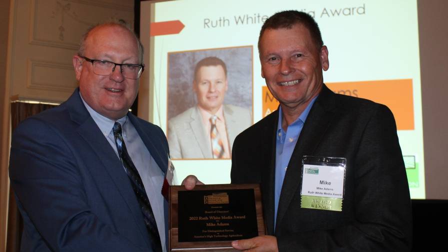 MACA Presents Ruth White Media Award to Mike Adams