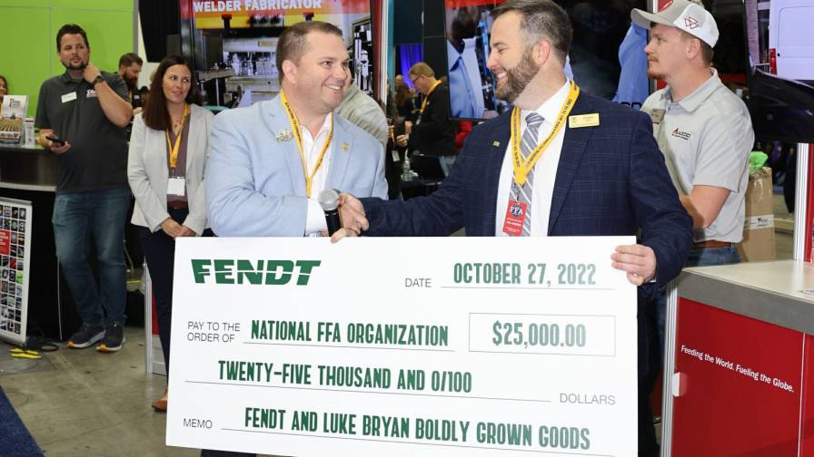 AGCO’s Fendt Donates to the National FFA Organization Thanks to Collaboration with Luke Bryan