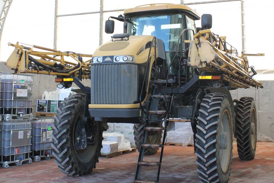 For its application needs, the Southern States King William facility uses this AGCO RoGator unit.