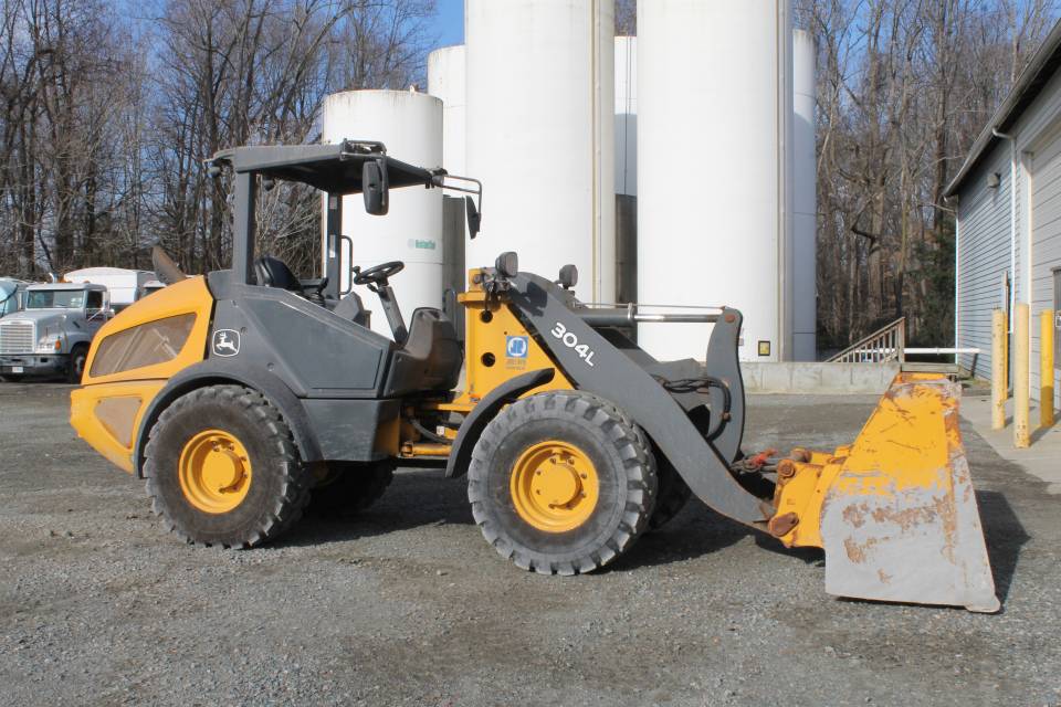 The outlet uses this John Deere loader to help load/unload dry fertilizer.