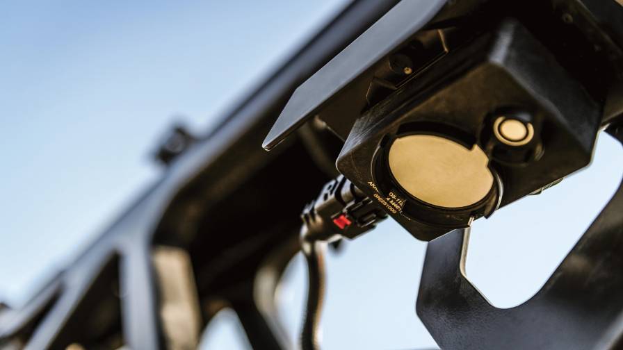 Introduced in 2022, the See & Spray Ultimate system from John Deere uses AI to help users identify weeds vs. crops when applying herbicides.