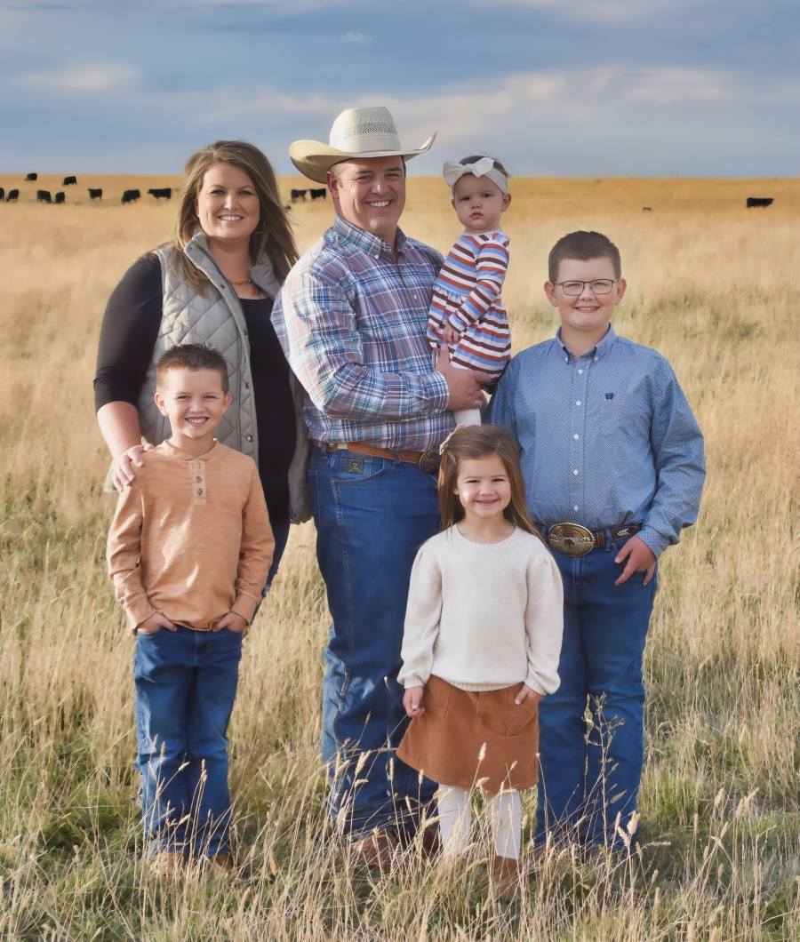 Blake Matthews enjoys time with his growing family.