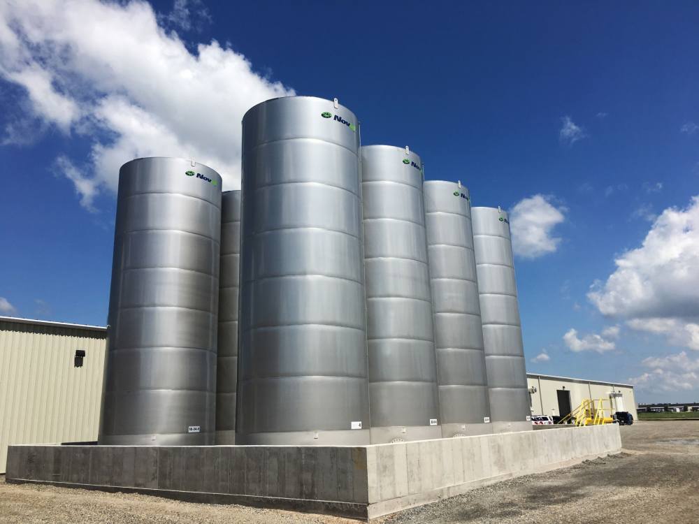 Stainless Steel Flat Bottom Liquid Tank
