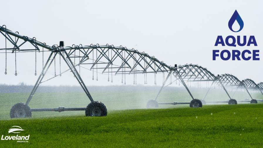Loveland Products Introduces AQUA FORCE for Maximizing Soil Water Retention in Center Pivot Systems