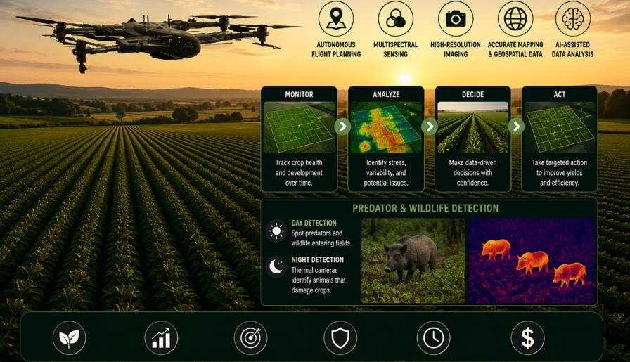 Using Autonomous Drones for Smarter Agronomic Decisions